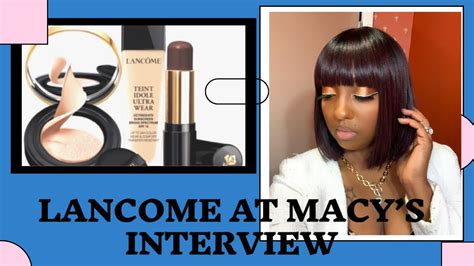 macy's beauty advisor interview.